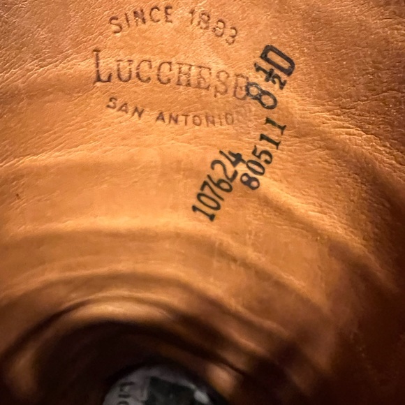 Lucchese Mahogany Full Caiman Gator western cowboy Boots - Picture 7 of 16